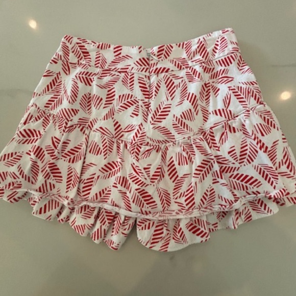 Girls AC Rendon Skort Red / White Size 12 - Picture 3 of 3